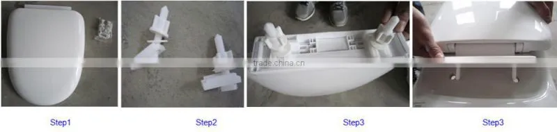 India Type Ceramic Soft Closed Toilet WC Seat Cover Manufacturer