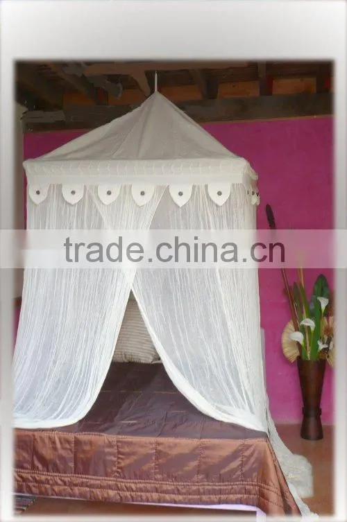 New Style Mosquito Net ( Square top with lace edge )