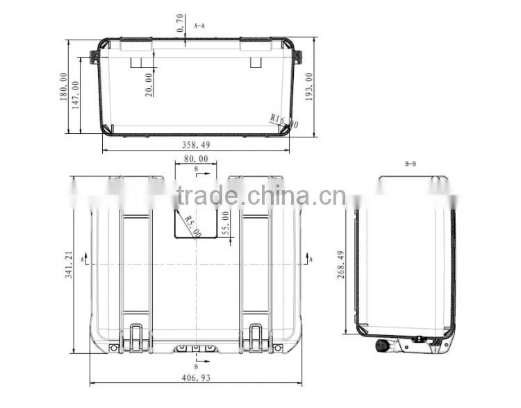 Low Price lockable plastic tool kit case With Good Quality