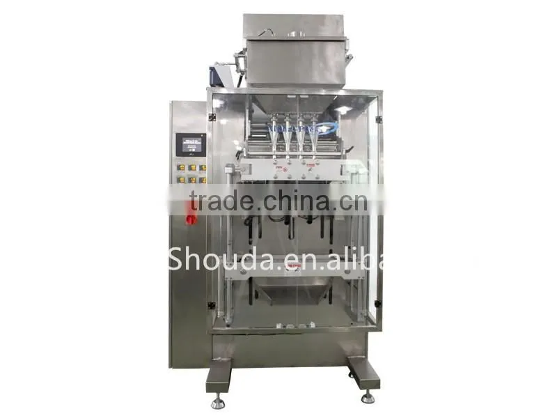 Factory direct Automatic 6 lanes shampoo filling and packing machine