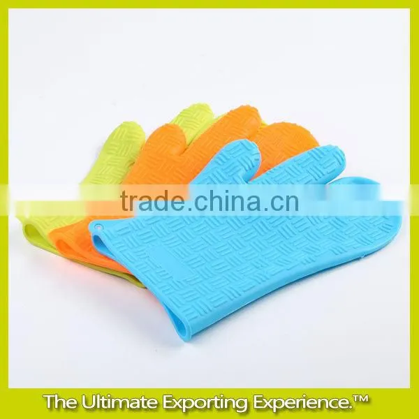 Silicone glove,Durable kitchen five fingers silicone glove ,Silicone Oven Glove ,silicone heat resistant glove