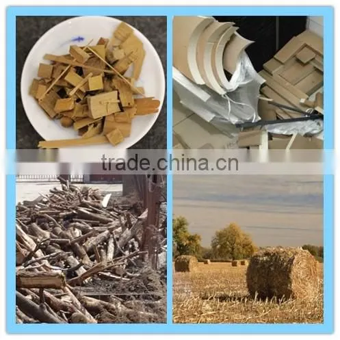 Energy-saving no-smoke small biomass woodchip/husk/straw gasification generation power machine