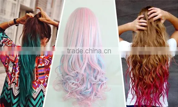 Easy wash hair color pomade gel changeable hair pomade wax professional hair pomade color