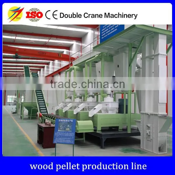 complete wood pellet line made in china