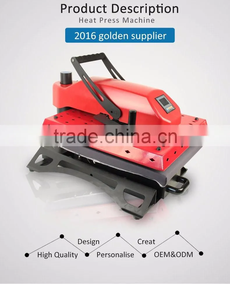 Digital Control Printing Heat Press Machine For T Shirt Sublimation