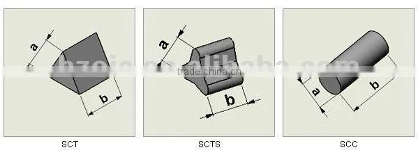 ANGLE CUT CYLINDER SHAPE WHITE POLISHING MEDIA