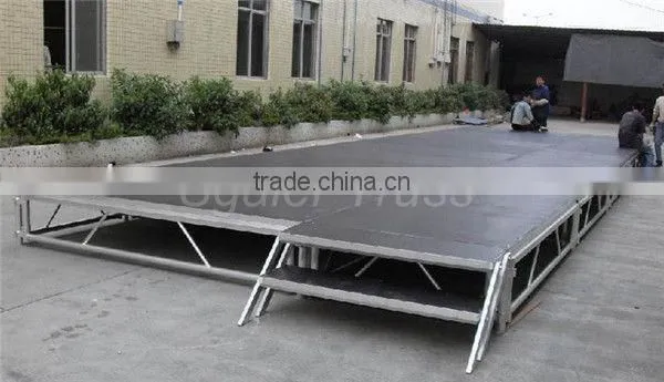 4ft*8ft,3.3ft*3.3ft Aluminum /steel Folding Stage for sale