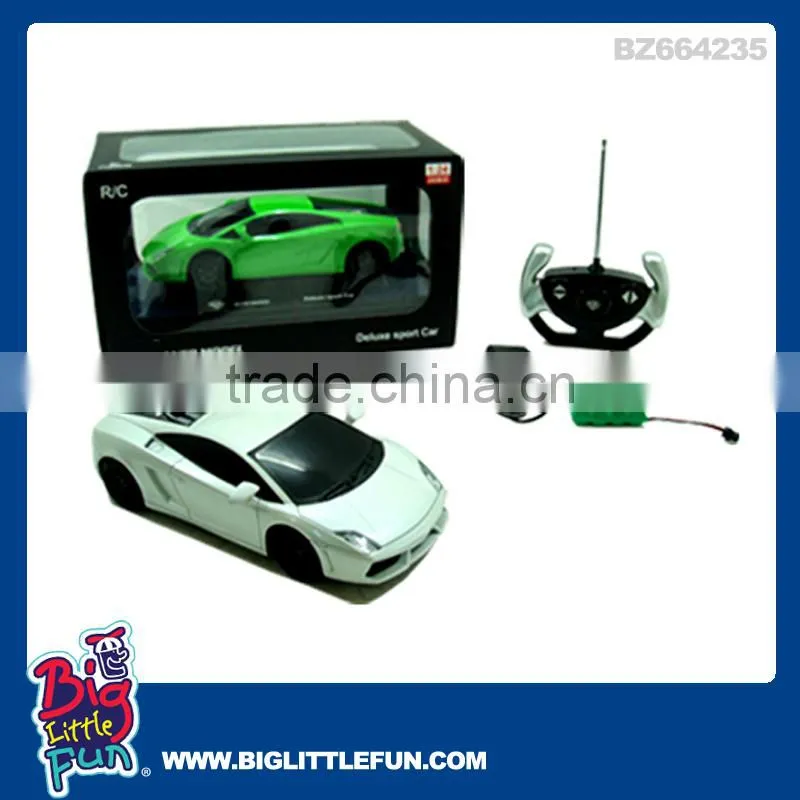 1:24 scale 4 channel remote control car toys,die cast car