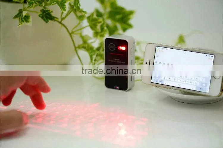 2017 Trending Products Mini Wireless Laser Projection Keyboard for Iphone