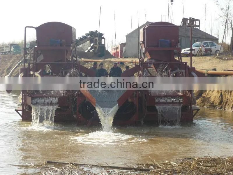 China efficient suction gold dredging machine