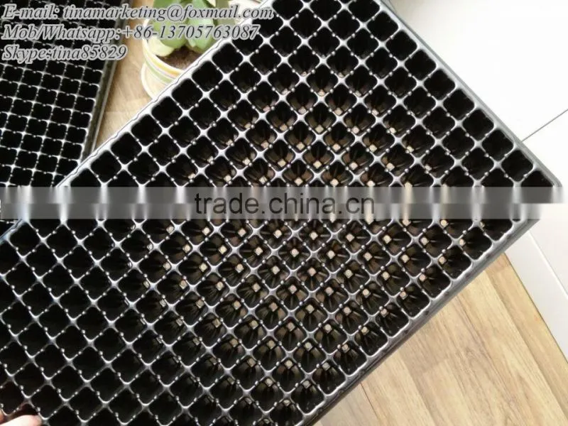 288 Cell Polystyrene Reusable Plastic Seedling Germination Tray, Plant Nursery Seed Cell Plug Tray Cheap Price