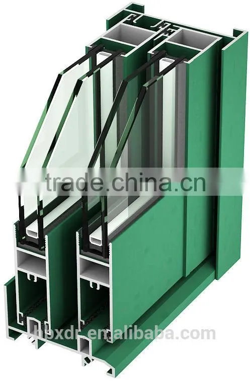 made in china ! aluminium extrusion profile for sliding window and door with different surface treatment