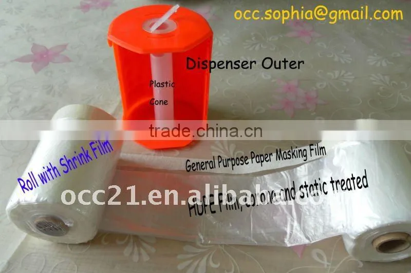 pre-taped masking film