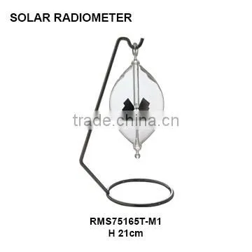 desktop crookes radiometer with blue base RMS0917TB