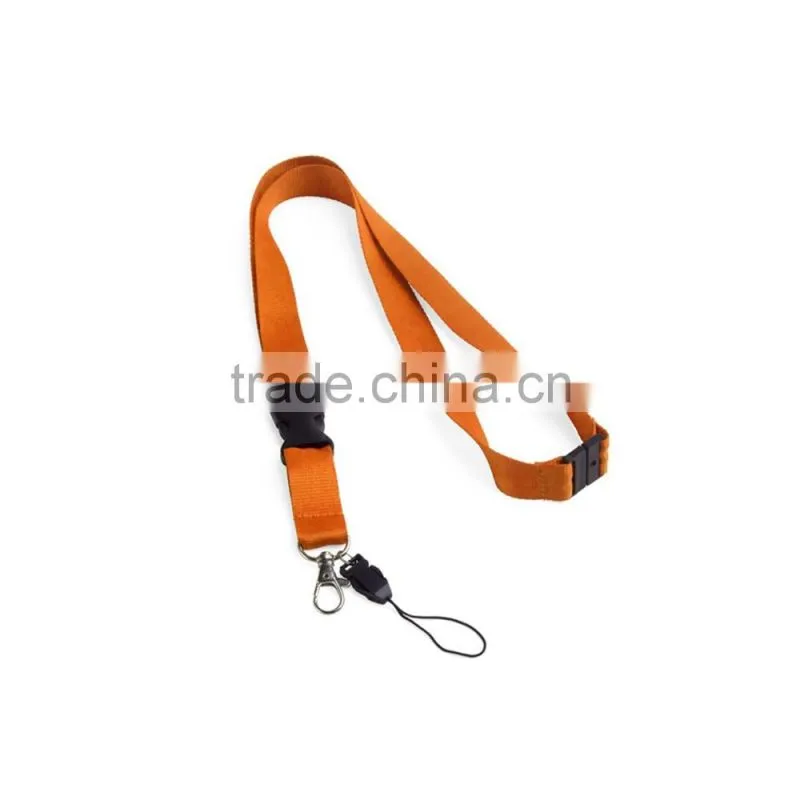 lanyard with safety clip and keyholder,promotional polyester neck lanyard