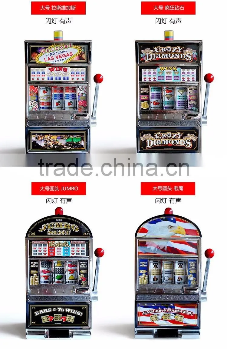 Creative Slot Machine Design Funny Money Box, Household Lucky Slot Machine Decorative Gift Piggy Bank For Wholesale