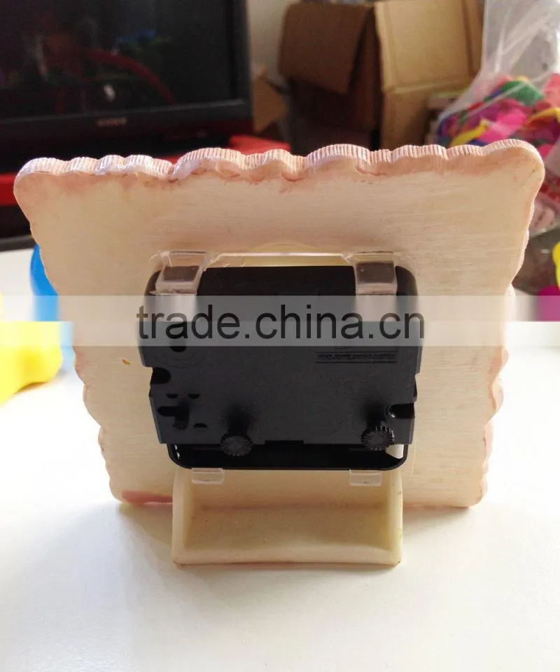 resin Petite Floral rose Alarm Clock/table alarm clock/rose desk clock