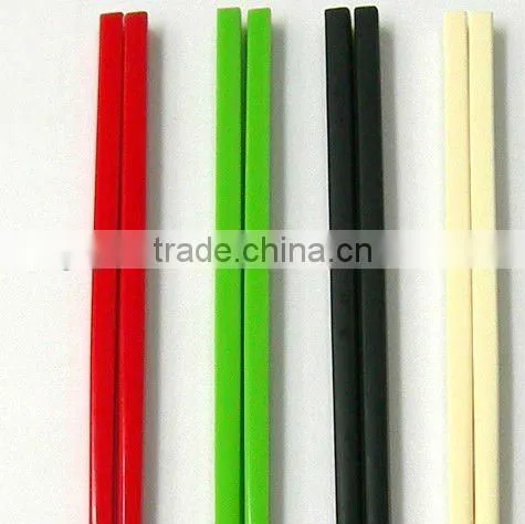 Black plastic chopsticks ;melamine chopsticks with SGS certificate