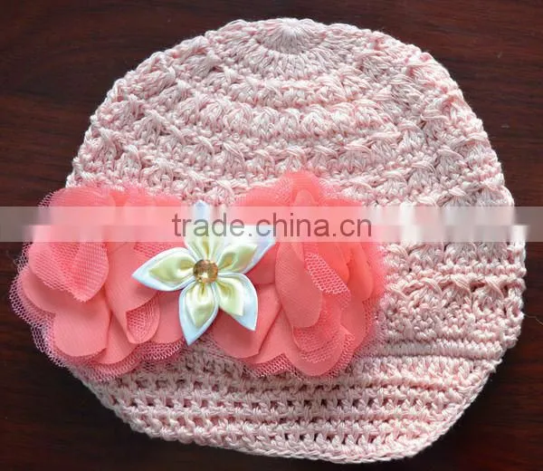 2013 Wholesale baby hat christmas elves newsboy caps with flower red hat christmas baby hat wholesale