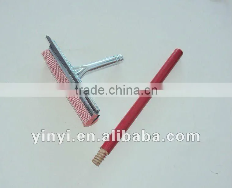 car window cleaner with wooden handle