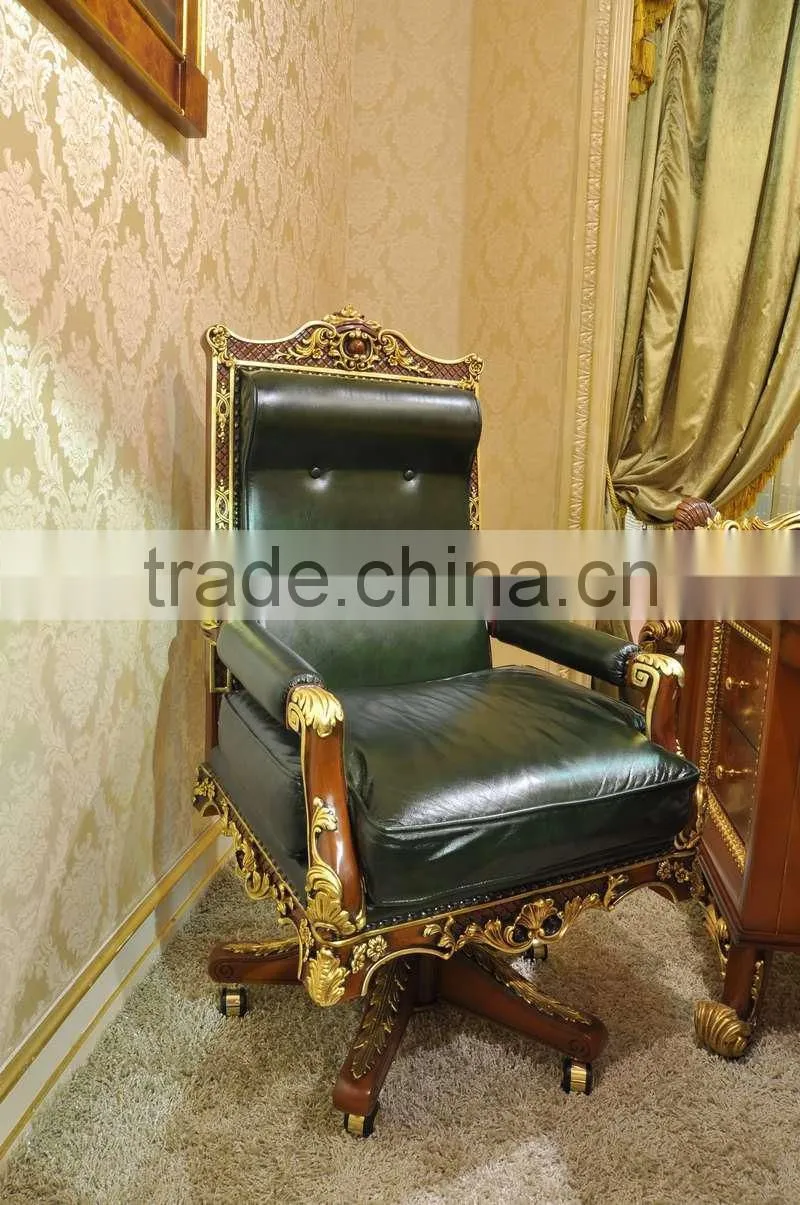 2015 Bisini Luxury Wooden Executive Desk Set, , Office Desk, Office Chair,Book Cabinet,Luxury Office Furniture set,(BF08-0274)