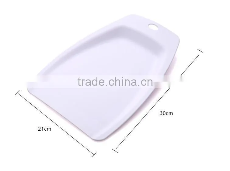 Multi-function plastic cutting board with hook