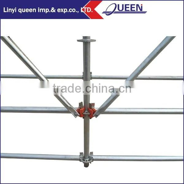 Superior Q235 Q345 Steel Galvanized Ringlock Scaffolding with High Quality