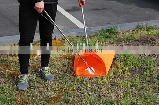 2016 alu alloy garbabe pickup easily garden tools cloth dustpan