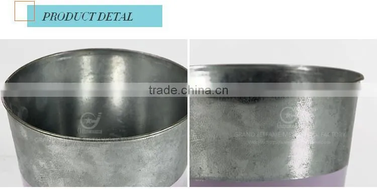 galvanized metal decorative planters outdoor decorative beautiful plant pots