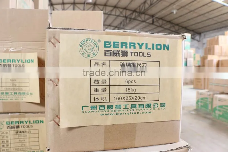 Berrylion 120mm high speed oil feeding thick T type glass cutter for sale