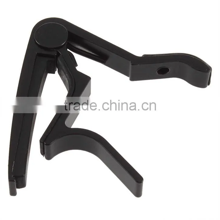 Aluminium Alloy New Black Quick Change Clamp Key Acoustic Classic Custom Acoustic Guitar Capo Guitar For Tone Adjusting