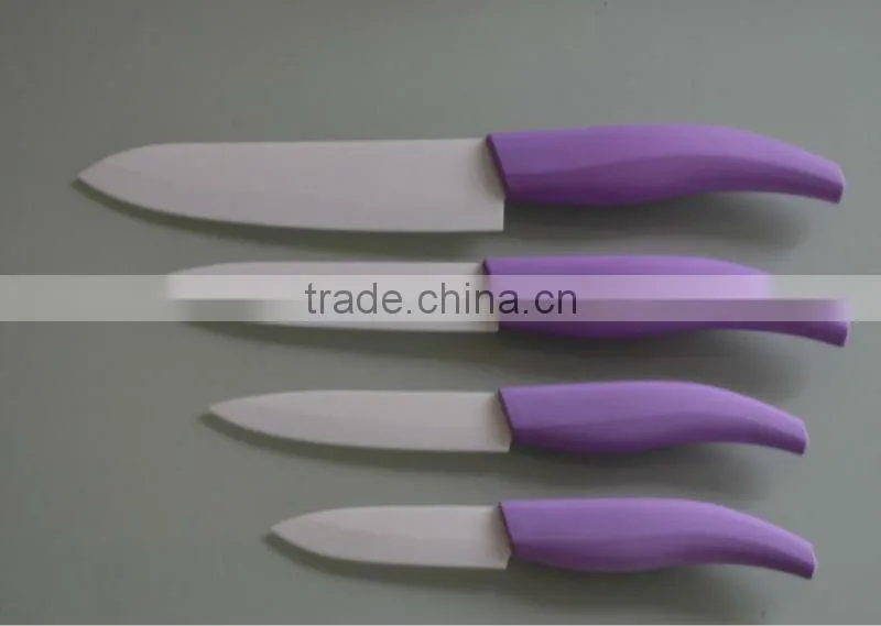 4 Pieces Zirconia Ceramic Knife