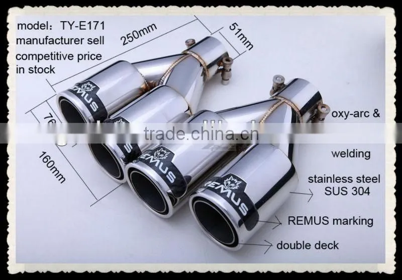 auto Exhaust muffler tail