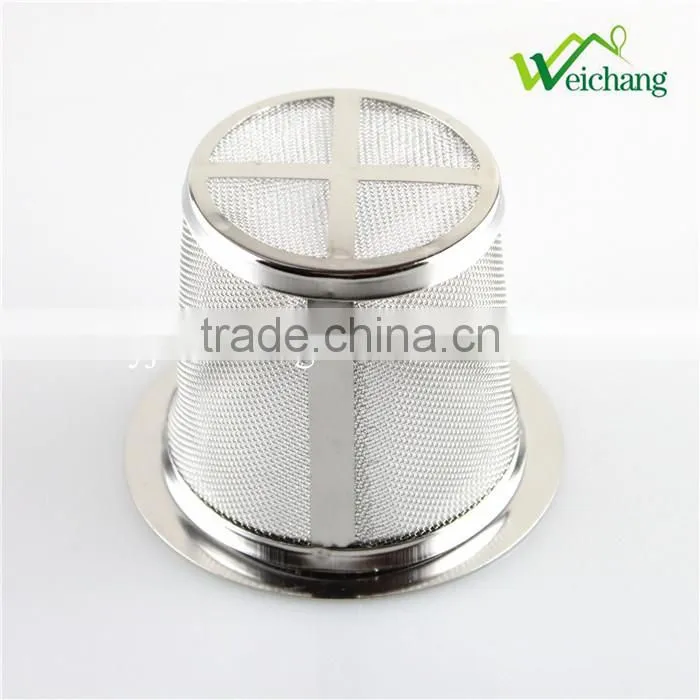WCA186 Classic style Stainless Steel Mesh Tea Strainer Infuser - Durable and Rust Resistant