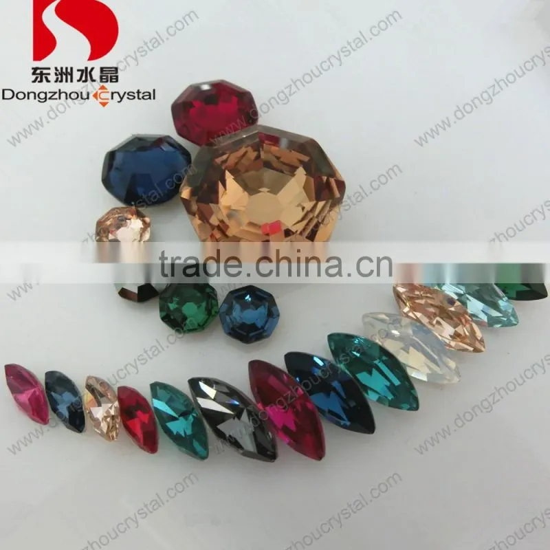 Fashion loose beads decorative crystal stones with claw setting for clothing