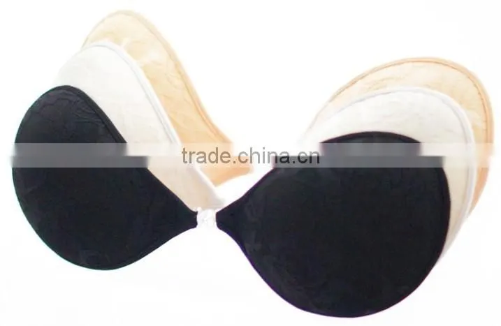Fashion high-grade silicone invisible big lace sexy bra