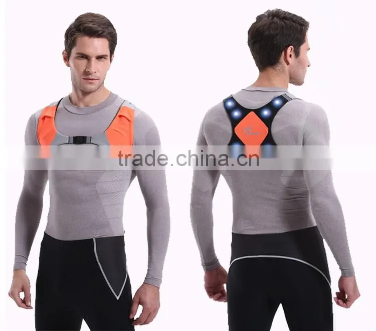 Wildsaver LED flashing night jogging suit men
