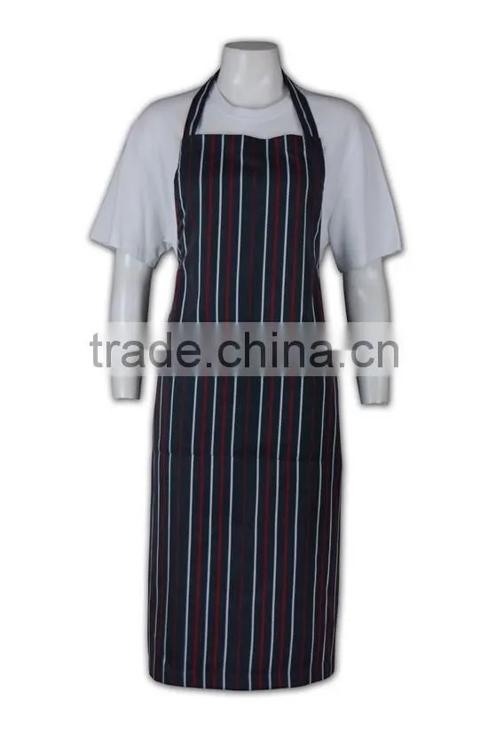 Wholesale Factory price ladies cotton big pocket kitchen apron