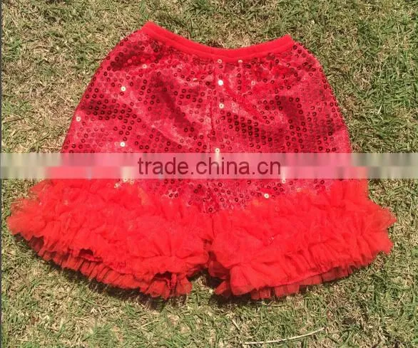 Bulk wholesale 2015/Kids fashion ruffle shorts wholesale/Children knit ruffles shorts