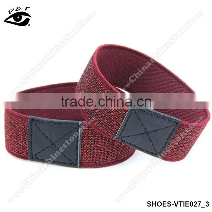 3 colors wide elastic ribbon shoe straps removable shoes straps