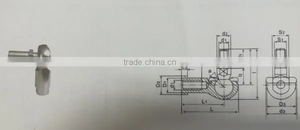SQC Series ball joint bearing SQC5C, SQC8C, SQC16C