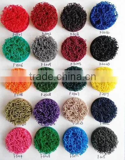 Hot sales PVC coil cat litter mat, PVC pet mats