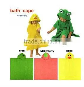 new design Terry Bathrobe - Hoodie/Hoody Costume Bath Towel Baby Robe - Kids Robes Baby Cartoon Hooded