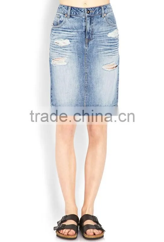 hot selling wholesale cheap denim skirt women denim skirts