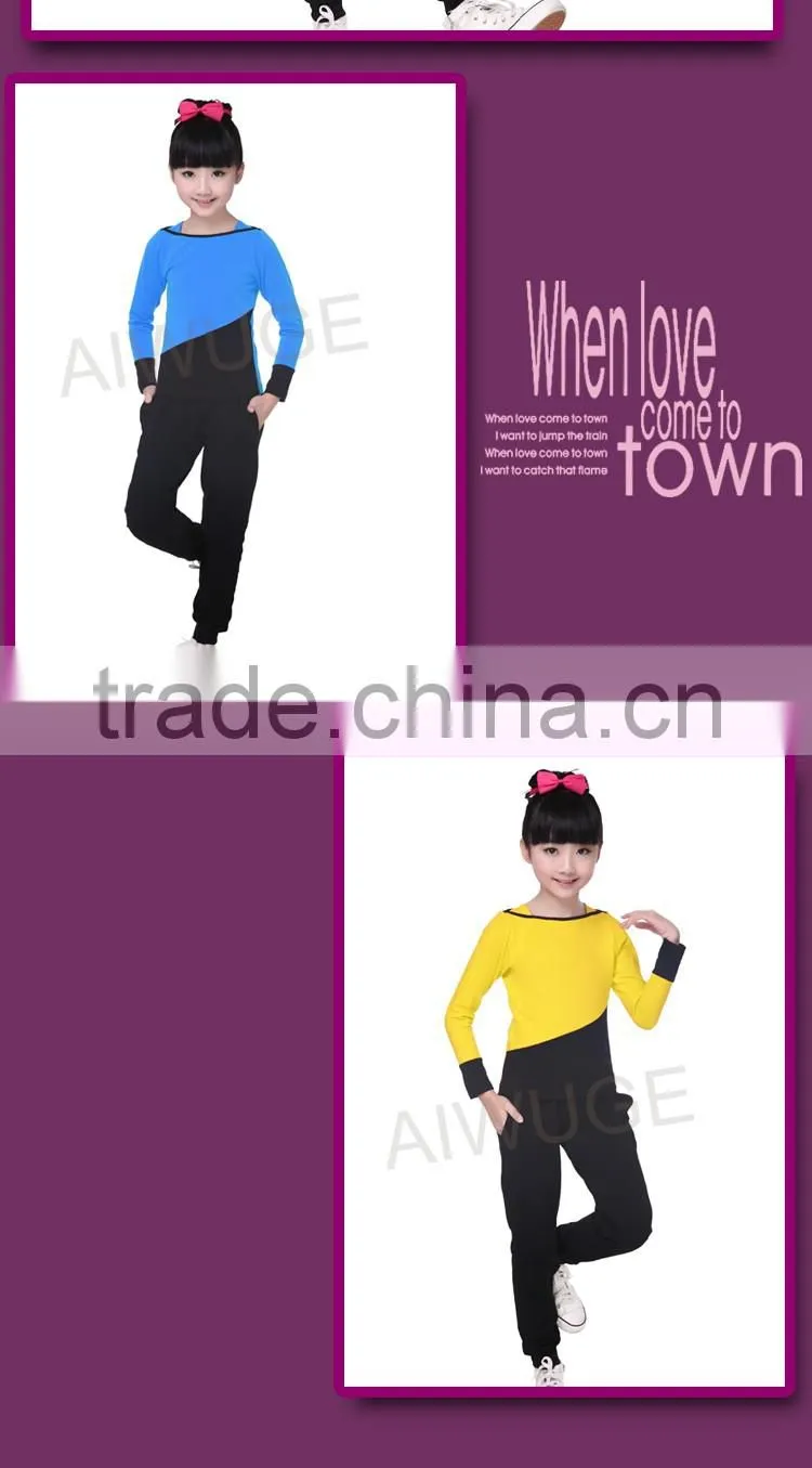 New Spring Girls Hoodies And Pants Boat Neck Long Sleeve Trendy Tracksuits Kids Pullover Sweatshirt Set