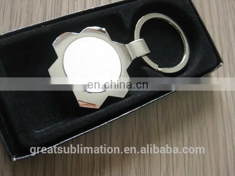 sublimation blank meal key rings