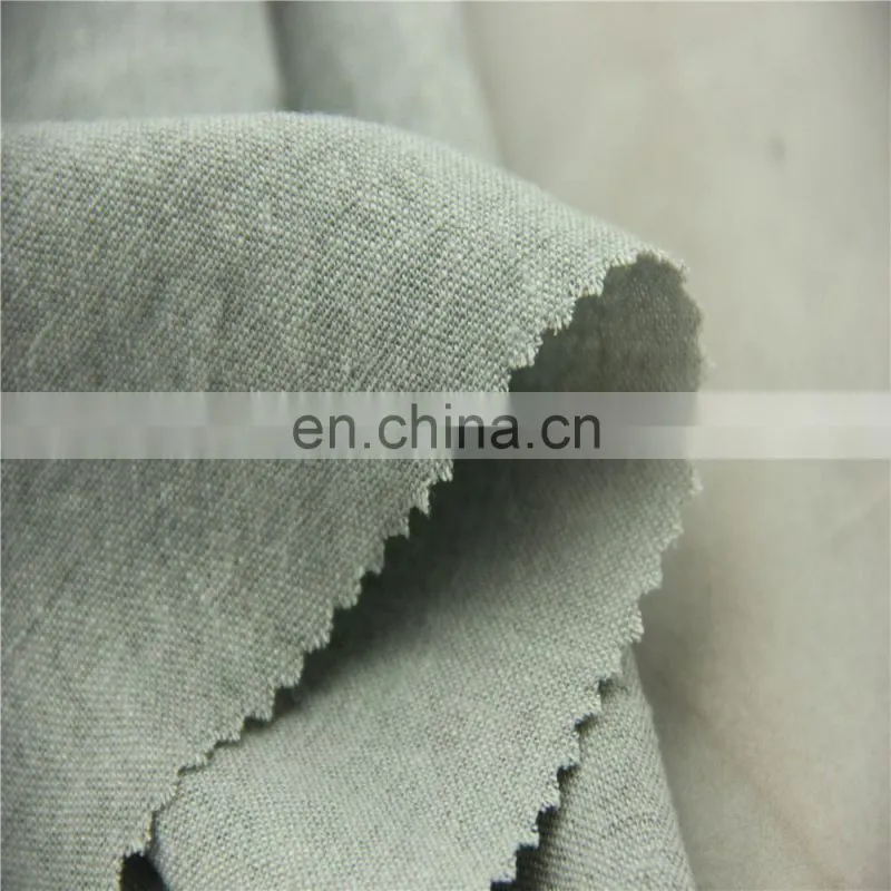 pure color viscose linen fabric for spring shirts