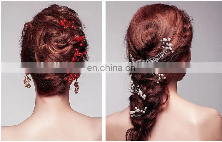 Bride Wedding Headcomb Pearl Hair clip Wedding Accessories