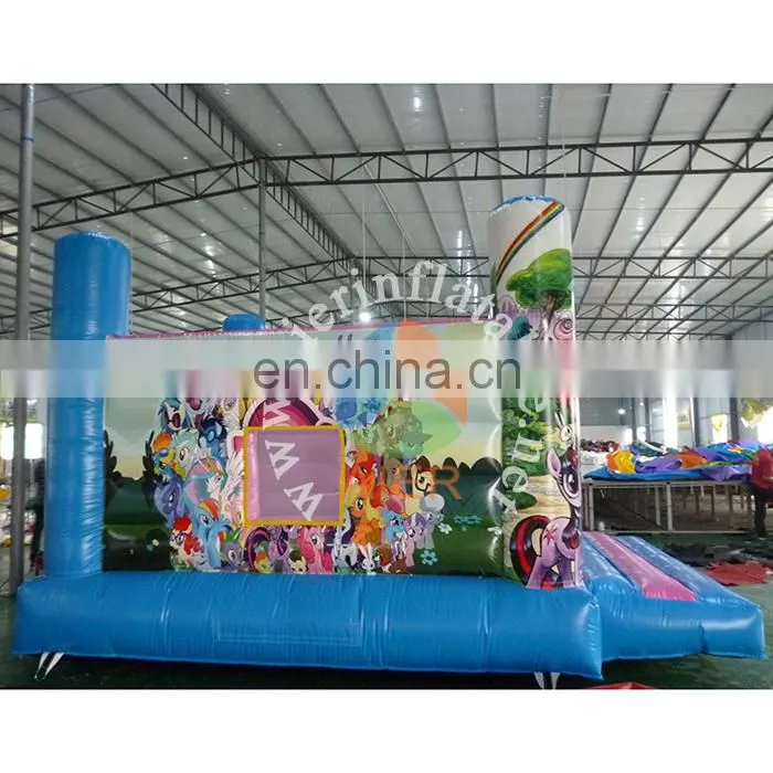 2017 new inflatable bouncy castle high quality cheap child toy castle jumping inflatable