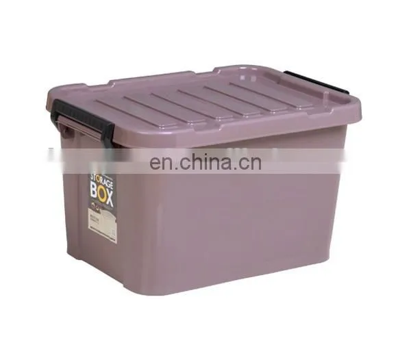 2014 hot sale plastic storage container with lid 25L